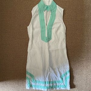 White linen Sail to Sable tunic